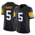 P.Steelers #5 Jalen Ramsey Player Black Limited Alternate Vapor F.U.S.E. Home Game STECN Stitched Jerseys