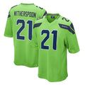 S.Seahawks #21 Devon Witherspoon Player Green Home Game STECN Stitched Jerseys