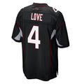 A.Cardinals #4 Jeremiyah Love Player Black Alternate Game STECN Stitched Jerseys