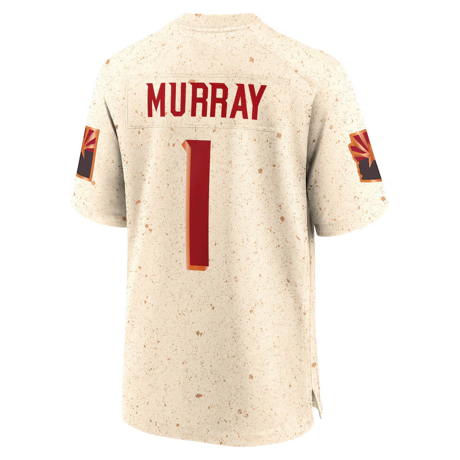 A.Cardinals #1 Kyler Murray Player Cream Rivalries Collection Game STECN Stitched Jerseys