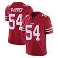 SF.49ers #54 Fred Warner Player Red Limited Vapor Untouchable Home Game STECN Stitched Jerseys