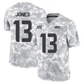 S.Seahawks #13 Ernest Jones IV Player Arctic Camo Limited Salute To Service Home Game STECN Stitched Jerseys