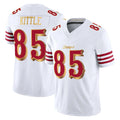 SF.49ers #85 George Kittle Player White 2025 Rivalries Collection Game Limited STECN Stitched Jerseys