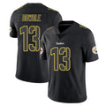 P.Steelers #13 Rico Dowdle Player Black Impact Limited Home Game STECN Stitched Jerseys