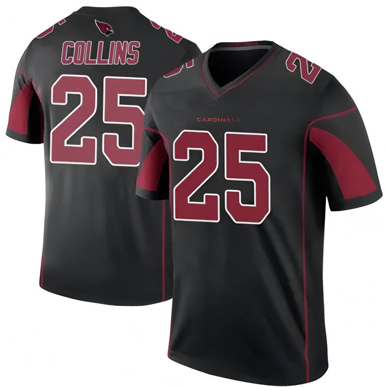 A.Cardinals #25 Zaven Collins Player Black Vapor Limited Elite STECN Stitched Jerseys
