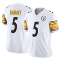 P.Steelers #5 Jalen Ramsey Player White Limited Vapor F.U.S.E. Home Game STECN Stitched Jerseys