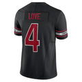 A.Cardinals #4 Jeremiyah Love Player Black Vapor F.U.S.E. Limited Home Game STECN Stitched Jerseys