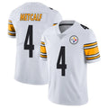 P.Steelers #4 DK Metcalf Player White Limited Vapor Untouchable Home Game STECN Stitched Jerseys
