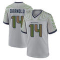 S.Seahawks #14 Sam Darnold Player Grey 2025 Rivalries Collection Home Game STECN Stitched Jerseys