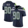 S.Seahawks #90 Jarran Reed Player Navy Limited Vapor Untouchable Home Game STECN Stitched Jerseys