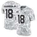 A.Cardinals #18 Marvin Harrison Jr. Player Camo Salute to Service Limited STECN Stitched Jerseys