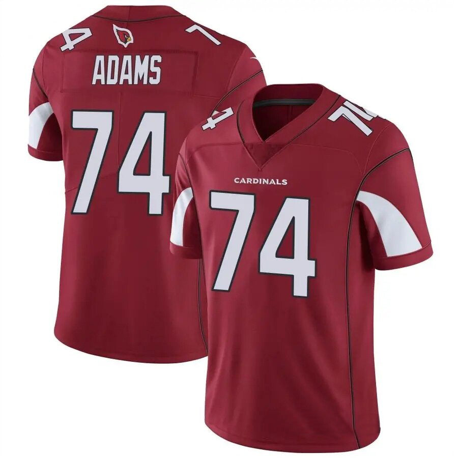 A.Cardinals #74 Isaiah Adams Player Red Game STECN Stitched Jerseys