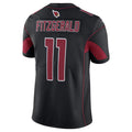 A.Cardinals #11 Larry Fitzgerald Player Black Vapor Untouchable Color Rush Limited STECN Stitched Jerseys