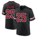 A.Cardinals #25 Zaven Collins Player Black Game Home STECN Stitched Jerseys