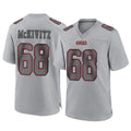 SF.49ers #68 Colton McKivitz Player Gray Atmosphere Fashion Home Game STECN Stitched Jerseys