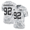 SF.49ers #92 Osa Odighizuwa Player Arctic Camo Limited Salute To Service Home Game STECN Stitched Jerseys