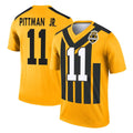 P.Steelers #11 Michael Pittman Jr. Player Gold Legend Limited 1933 Throwback Performance Home Game STECN Stitched Jerseys