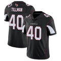 A.Cardinals #40 Pat Tillman Player Black Vapor Limited Home Game STECN Stitched Jerseys