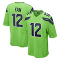 S.Seahawks #12 12th Fan Player Green Home Game STECN Stitched Jerseys