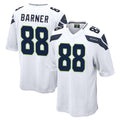 S.Seahawks #88 AJ Barner Player White Home Game STECN Stitched Jerseys