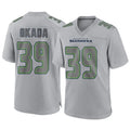 S.Seahawks #39 Ty Okada Player Gray Atmosphere Fashion Home Game STECN Stitched Jerseys