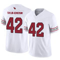 A.Cardinals #42 Dadrion Taylor-Demerson Player White Limited STECN Stitched Jerseys