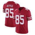 SF.49ers #85 George Kittle Player Red Limited Vapor Untouchable Home Game STECN Stitched Jerseys