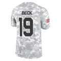 A.Cardinals #19 Carson Beck Player Camo Salute to Service Limited Home STECN Stitched Jerseys