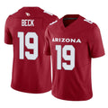A.Cardinals #19 Carson Beck Player Cardinal Vapor F.U.S.E. Limited Home Game STECN Stitched Jerseys