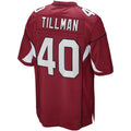 A.Cardinals #40 Pat Tillman Player Cardinal Game STECN Stitched Jerseys