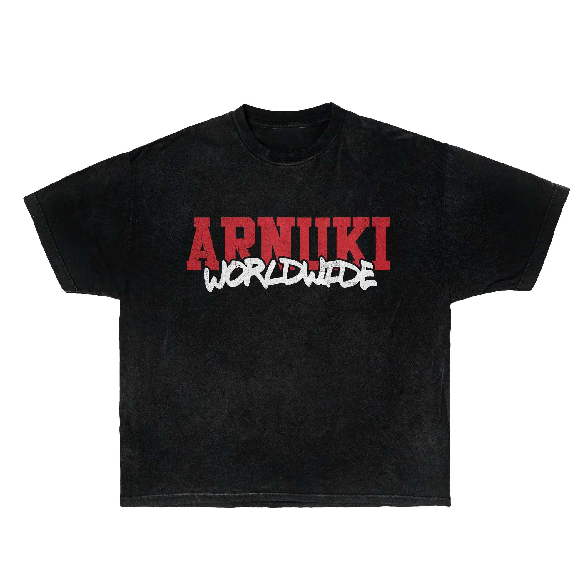 Arnuki Takeover Streetwear Tee Black Cotton True To Size Graphic Tee For Everyday Street Style