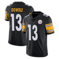 P.Steelers #13 Rico Dowdle Player Black Limited Vapor Untouchable Home Game STECN Stitched Jerseys