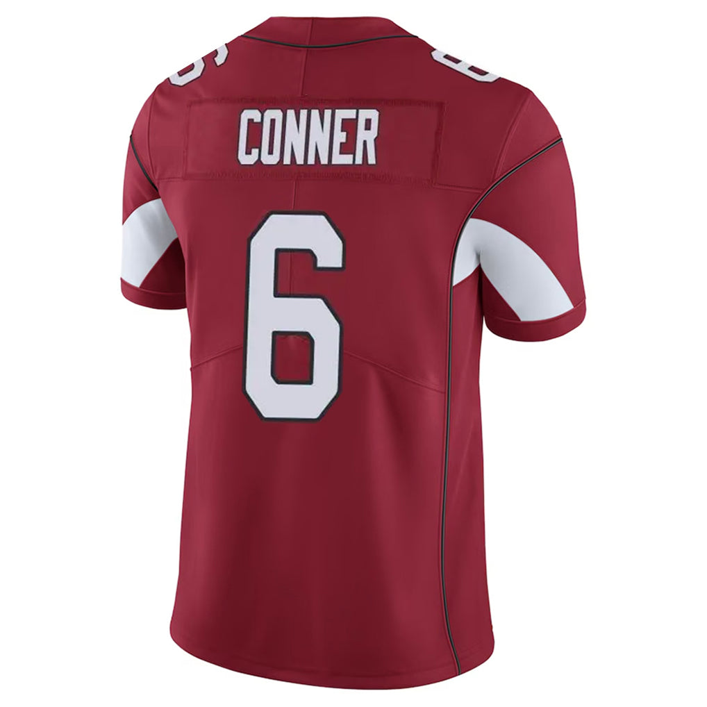 A.Cardinals #6 James Conner Player Cardinal Vapor Limited Home Game  STECN Stitched Jerseys