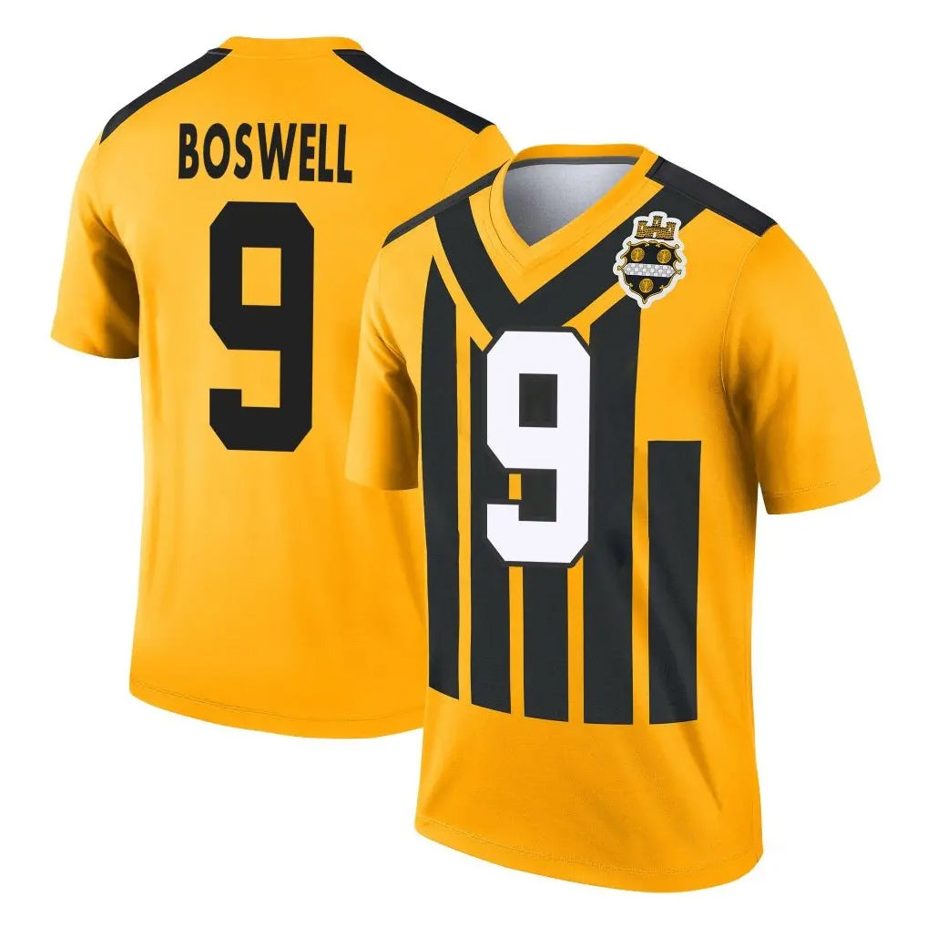 P.Steelers #9 Chris Boswell Player Gold Legend Limited 1933 Throwback Performance Home Game STECN Stitched Jerseys