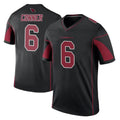 A.Cardinals #6 James Conner Player Black Color Rush Vapor Limited Untouchable STECN Stitched Jerseys