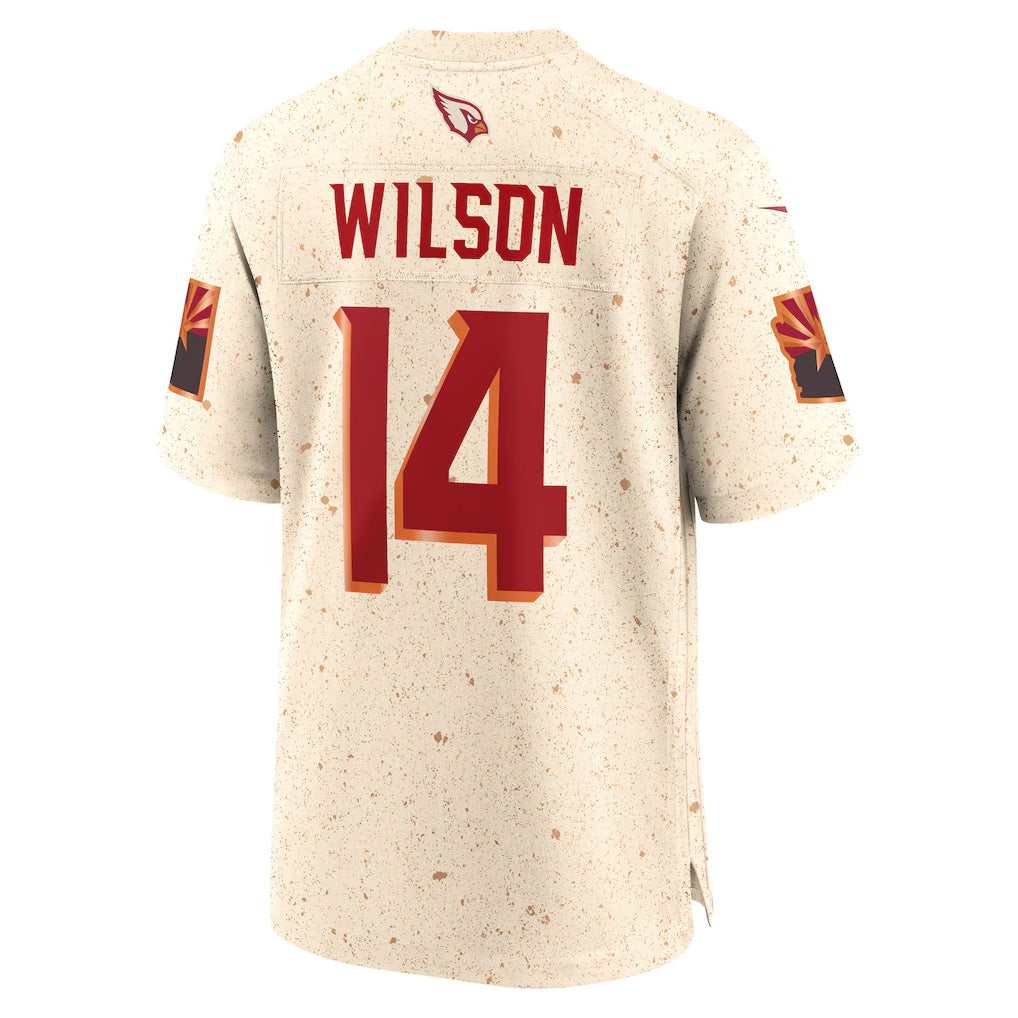 A.Cardinals #14 Michael Wilson Player Cream  Rivalry Home Game STECN Stitched Jerseys