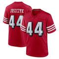 SF.49ers #44 Kyle Juszczyk Player Red Limited Alternate Home Game STECN Stitched Jerseys