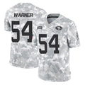SF.49ers #54 Fred Warner Player Arctic Camo Limited Salute To Service Home Game STECN Stitched Jerseys