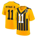 P.Steelers #11 Michael Pittman Jr. Player Gold Limited 1933 Throwback Home Game STECN Stitched Jerseys