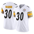 P.Steelers #30 Jaylen Warren Player White Limited Vapor F.U.S.E. Home Game STECN Stitched Jerseys