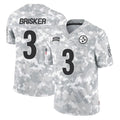 P.Steelers #3 Jaquan Brisker Player Arctic Camo Limited Salute To Service Home Game STECN Stitched Jerseys