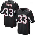 A.Cardinals #33 Trey Benson Player Black Alternate Game STECN Stitched Jerseys