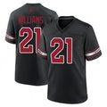 A.Cardinals #21 Garrett Williams Player Black Game Home STECN Stitched Jerseys