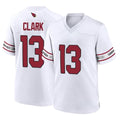 A.Cardinals #13 Kei'Trel Clark Player White Home Game STECN Stitched Jerseys