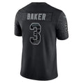A.Cardinals #3 Budda Baker Player Black RFLCTV Limited STECN Stitched Jerseys