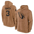 A.Cardinals #3 Budda Baker Player Brown Salute To Service Limited Hoodies STECN Stitched Jerseys