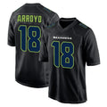 S.Seahawks #18 Elijah Arroyo Player Black Limited Fashion Home Game STECN Stitched Jerseys