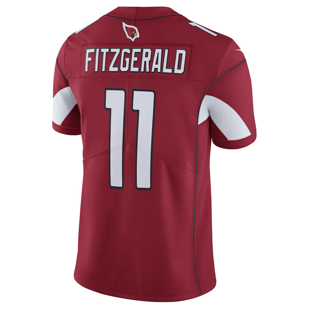 A.Cardinals #11 Larry Fitzgerald Player Cardinal Vapor Limited STECN Stitched Jerseys