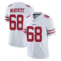 SF.49ers #68 Colton McKivitz Player White Limited Vapor Untouchable Home Game STECN Stitched Jerseys