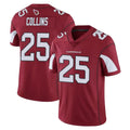 A.Cardinals #25 Zaven Collins Player Cardinal Vapor Limited Home Game  STECN Stitched Jerseys